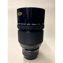 Canon 500mm f8 reflex lens